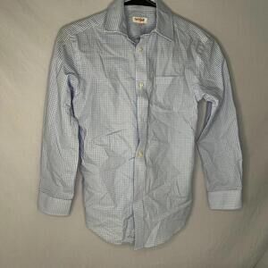 Kid's Blue and Multi Shirt Button Down